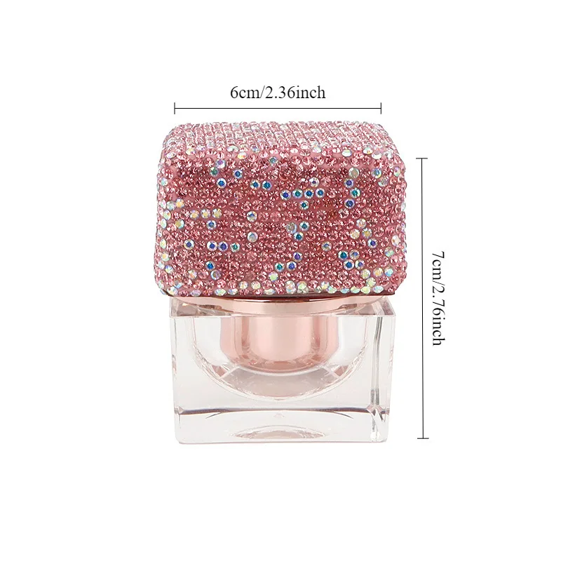 

30g Acrylic Cream Bottle, Diamond-encrusted Cosmetic Face Cream Separate Bottle, Travel Water, Lotion And Cream Empty Bottle