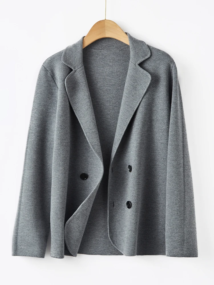 

Ele Long Sve Camere Sweater Pure Color Suit Collar Autumn Winter New Sle Slimming Faionable Top Quali Women's ...