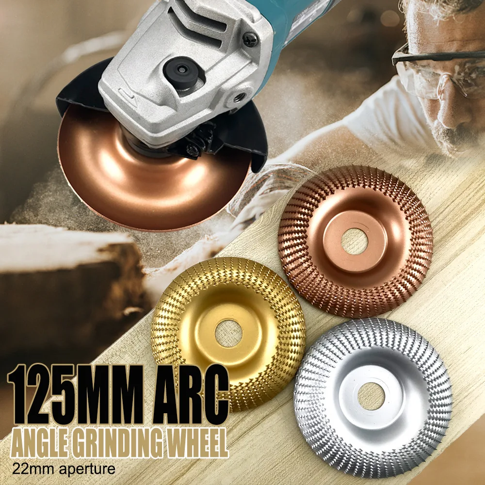 125 * 22mm Woodworking Polishing Thorn Plate Angle Grinder Gear Round Sand Woodworking Polishing Wheel