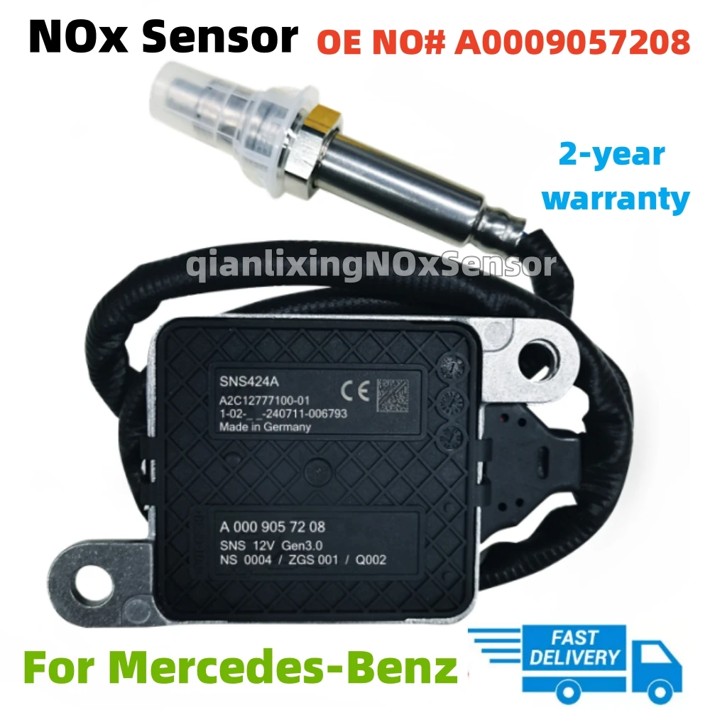 A0009057208 0009057208 Original New Nitrogen Oxygen NOx Sensor 12V For Mercedes Benz E-CLASS W213