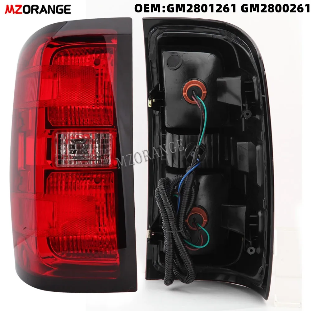 1 pc Left/Right Tail Light for Chevrolet Silverado 2014- 2019 US Version Rear Light Driving Lamp Turn Signal Light Brake Lamp