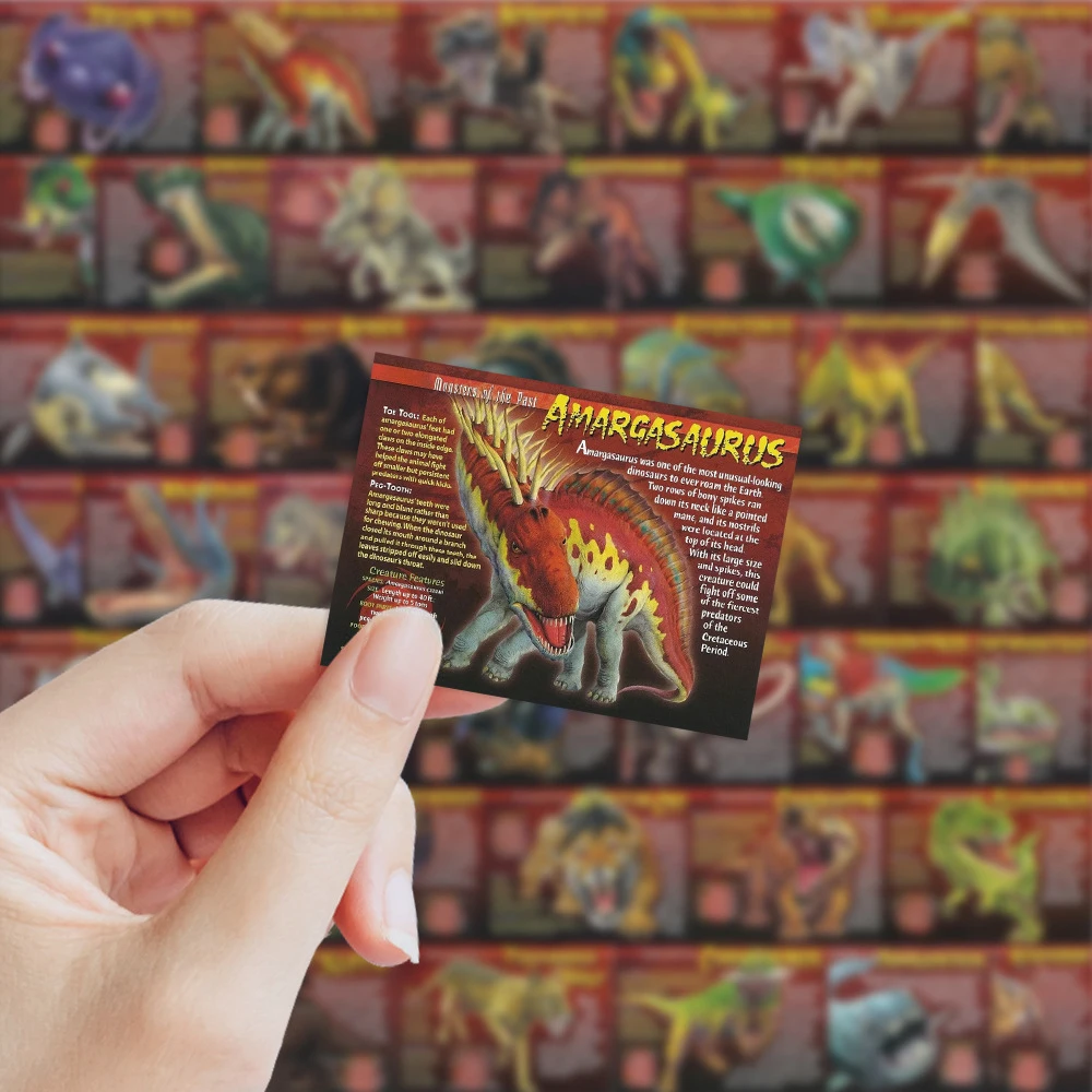 

10/30/60pcs Prehistoric Extinct Animal Graffiti Stickers Cool Mammoth Dinosaur Cartoon Sticker Laptop Skateboard Phone Decal Toy