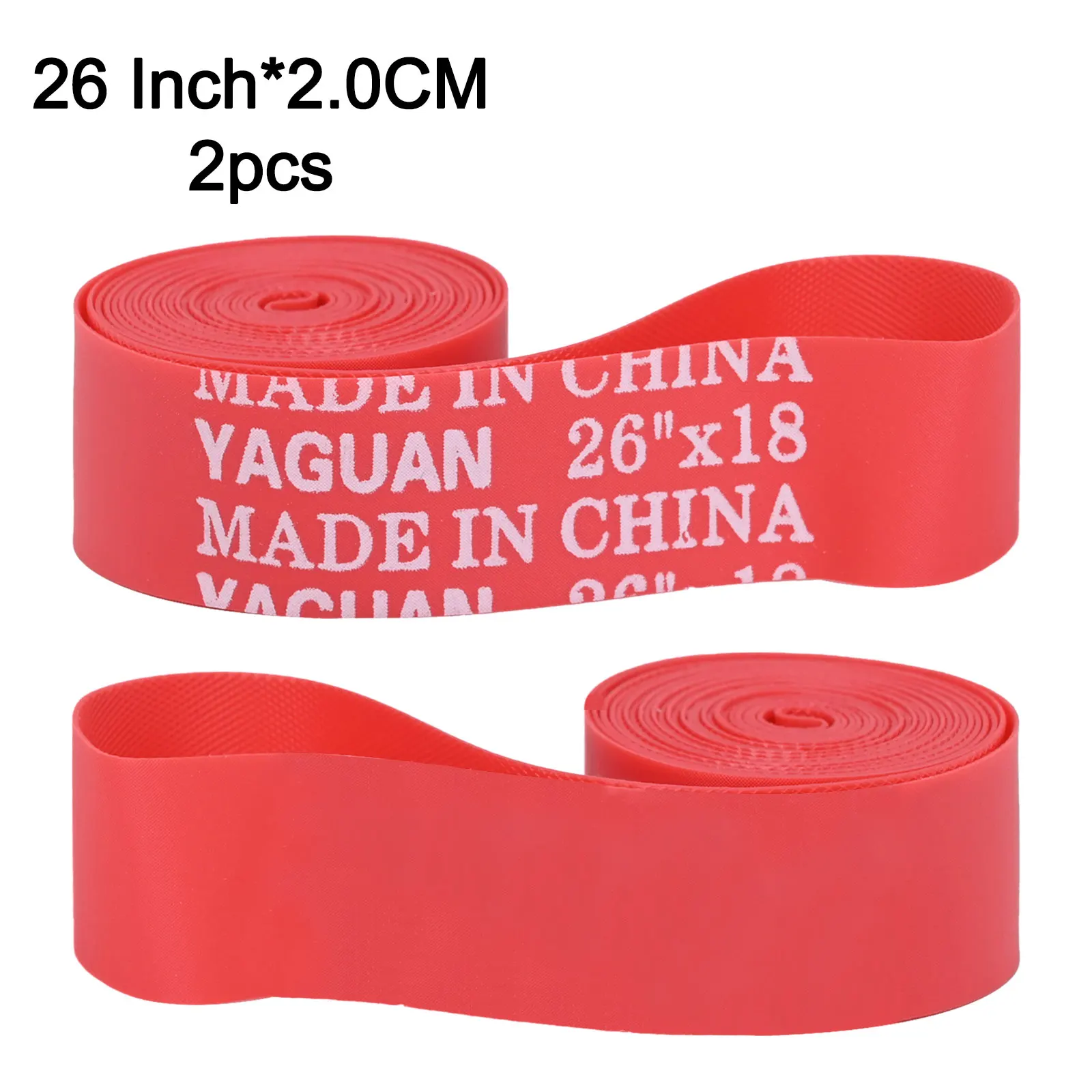 Hochwertiges Zubehör, Felgenfutter, Anti-Punktion-Pad, Fahrradkomponenten, Innenrohr, PVC, schützendes rotes Rennrad