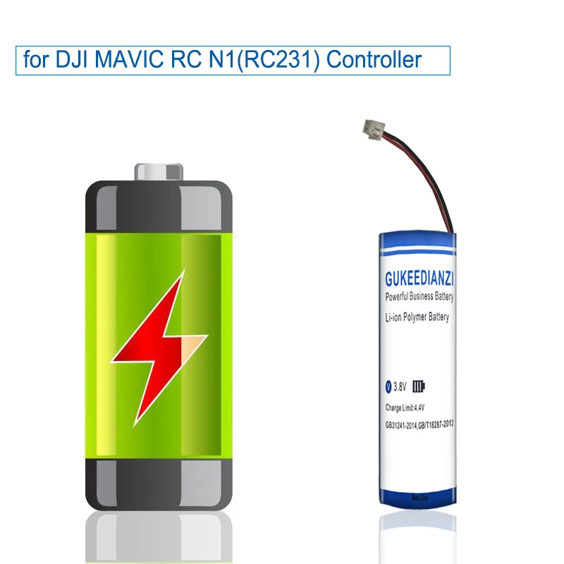 RC N1(RC231) 3700mAh High Capacity Drone Battery For DJI MAVIC RC N1(RC231) Controller