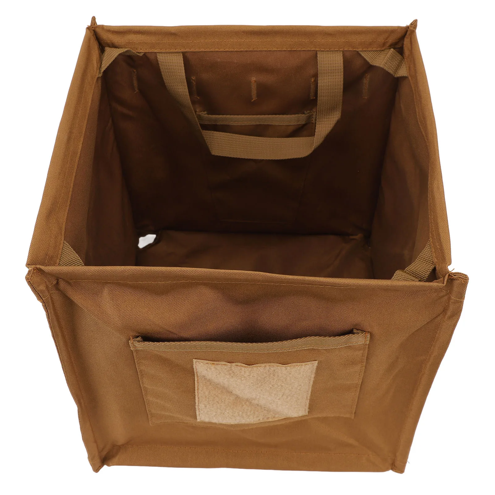 Outdoor Storage Box 33L Large Capacity Oxford Cloth Water Resistance Foldable Trash Can for Travel Picnic Camping Barbecue