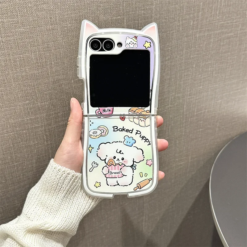 サムスンのバックシェル,ギャラクシーZフリップ,6,5,4,3,zflip4,zflip5,zflip6