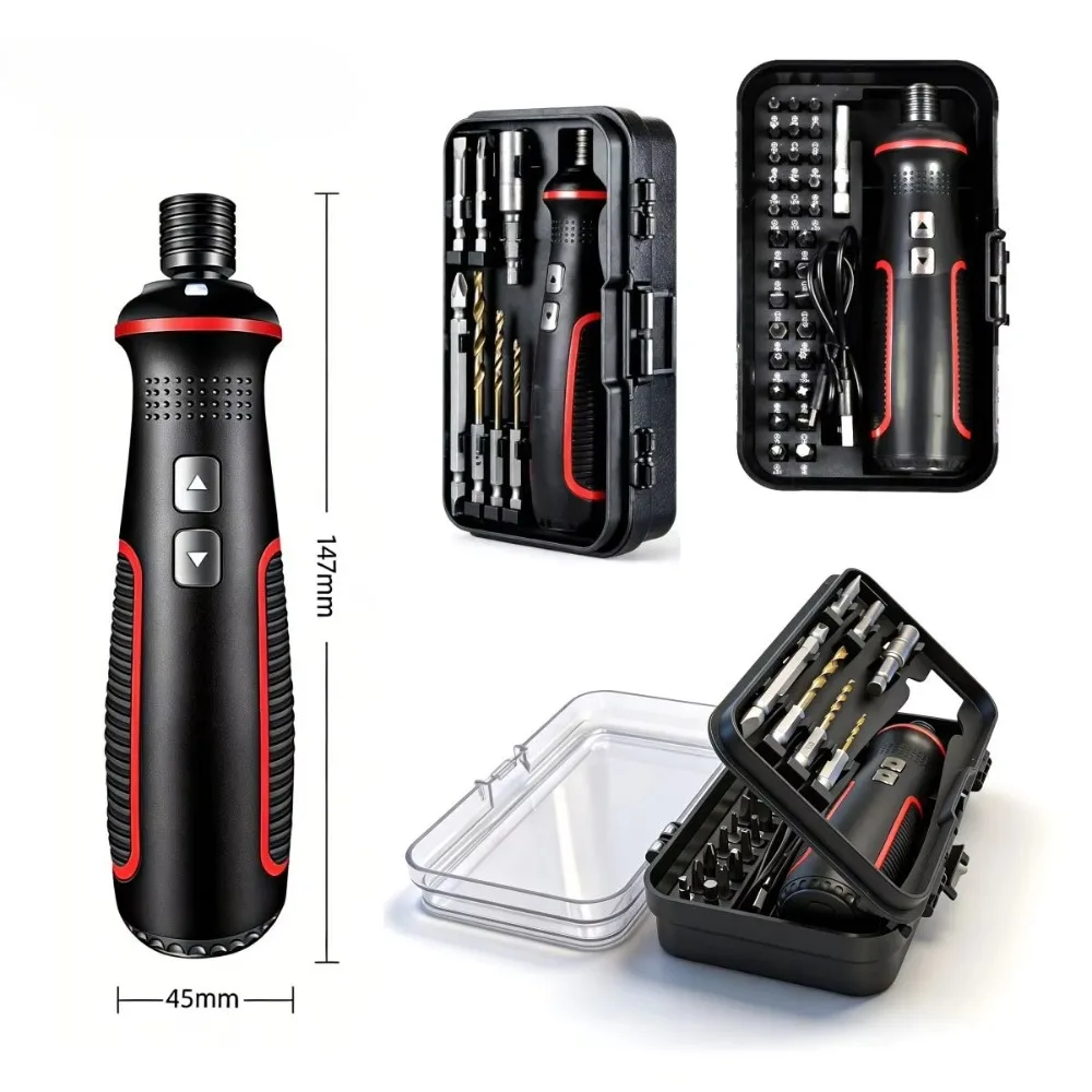 41 in 1 Fully Automatic Rechargeable Electric Drill Screwdriver Set Multifunctional Mini Electric Screwdriver