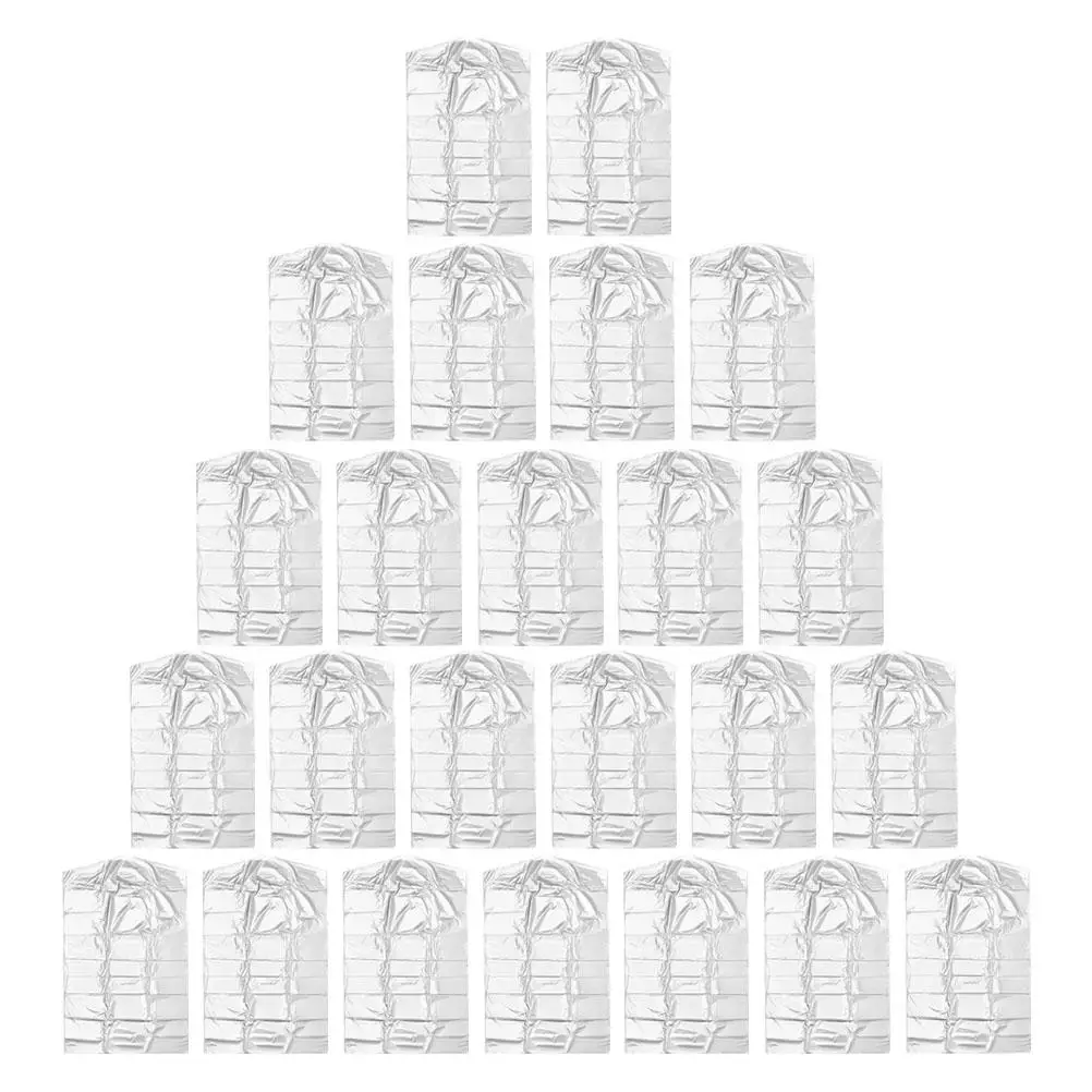 

30pcs Kids Garment Dust Covers Premium PP Clothes Protectors Transparent Wardrobe Storage Dry Cleaner Bags Dustproof Waterproof