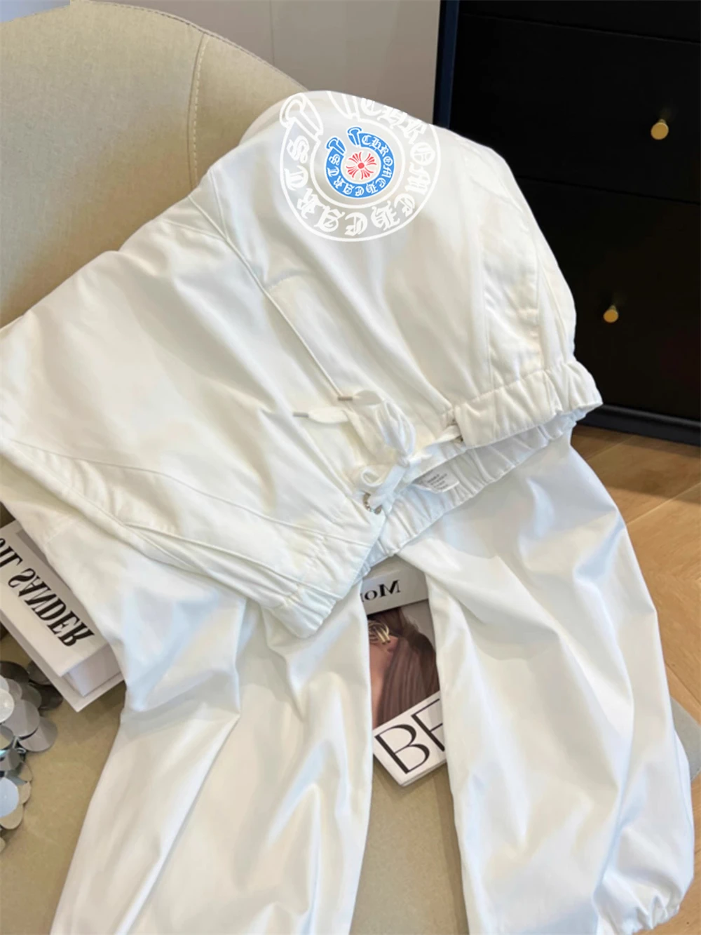 アメリカンレトロハイストリートルーズドローストリングカジュアルワークパンツ男性女性夏デザインセンセーション怠惰な多用途ロングパンツ