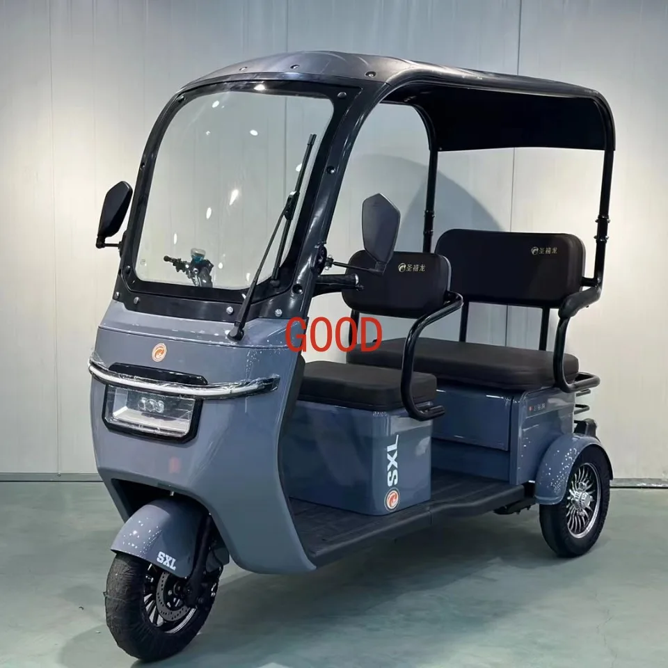 

Electric Tricycle Elderly Scooter a Well-Supplied Shed Car Front and Back Disc Brakes