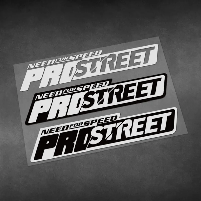 

PRO STREET English Fun Decals Motorcycle Car Body Modification Pegatinas Street Racing Reflective Stickers Waterproof Vinyl