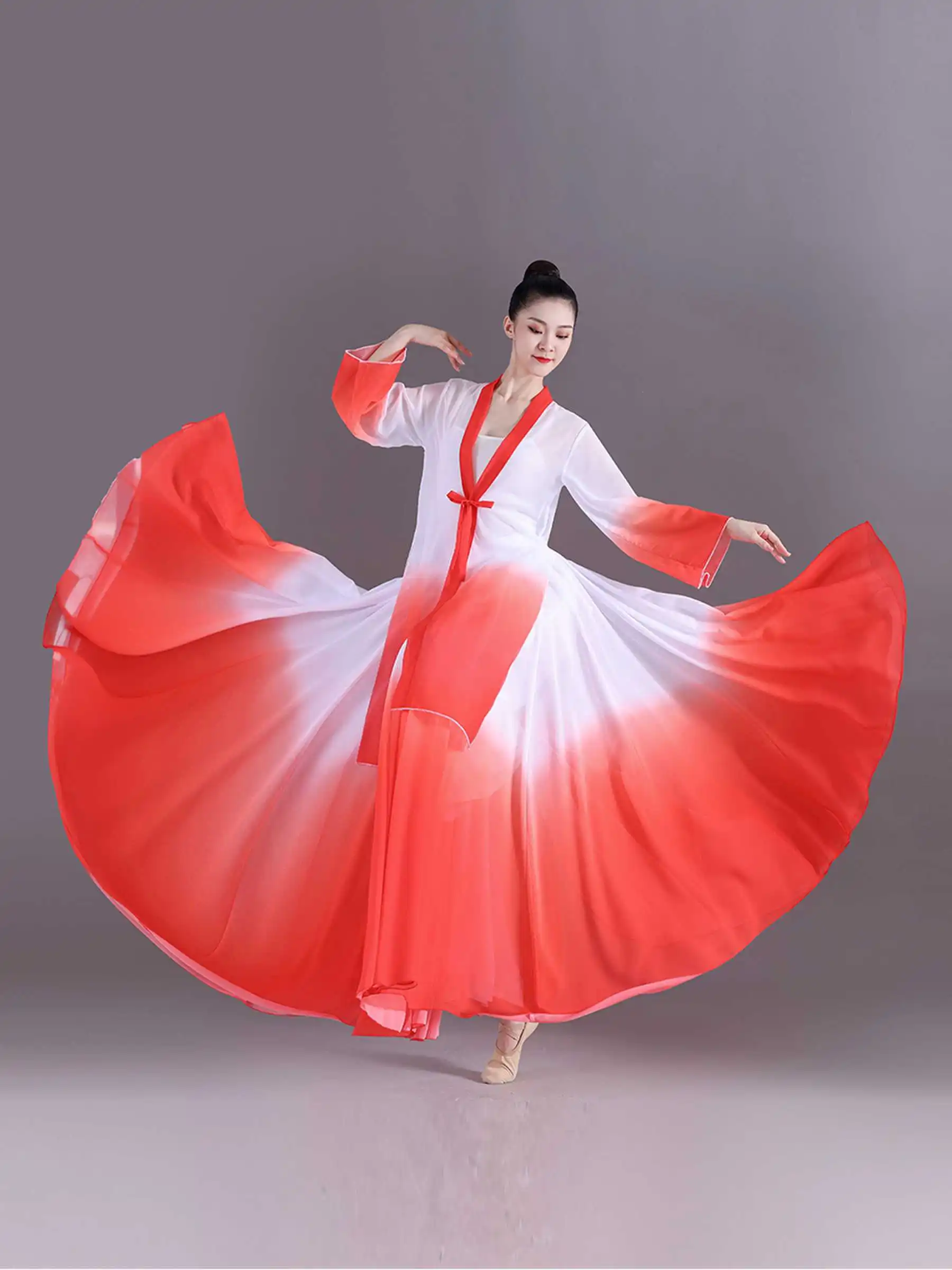 Vestidos de dança flamenca espanhola para mulheres, performance de palco, saias longas, trajes femininos 360 graus