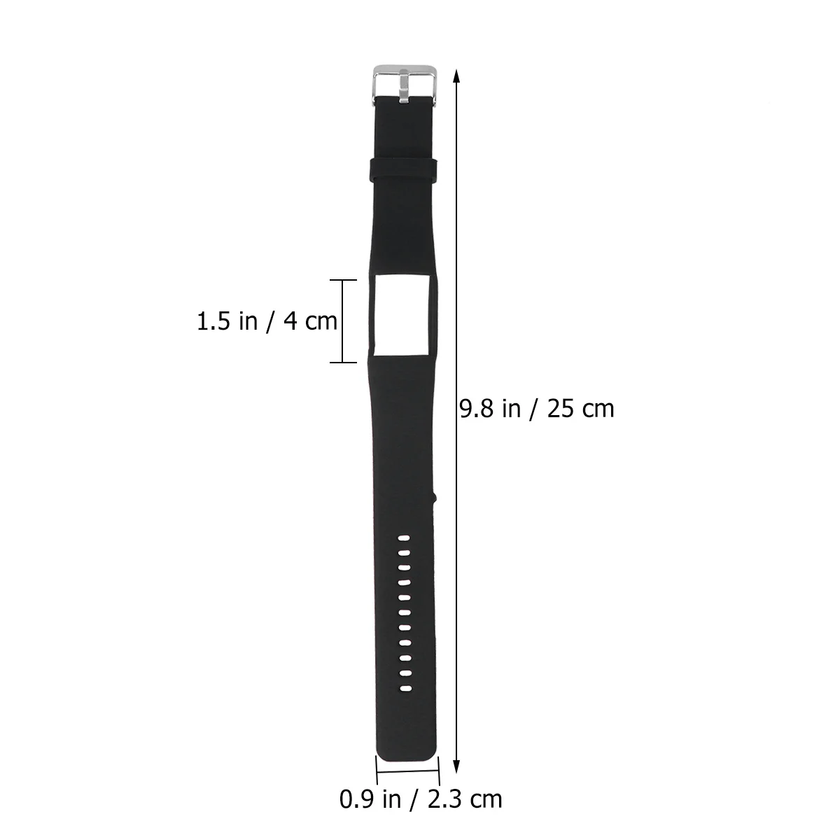 

Smart Sports Watch Band Black Premium Silicone Replacement Strap Comfortable Stylish Fashion Smartwatch Wristband