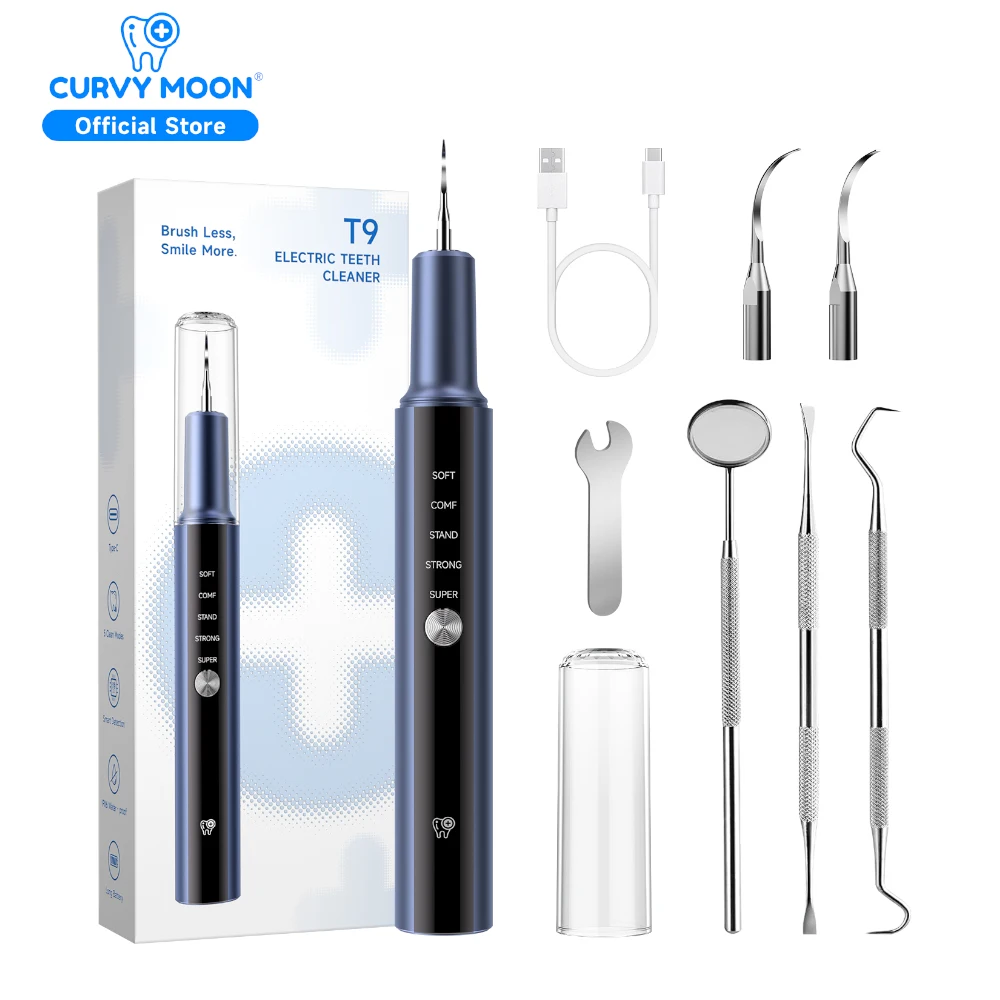 Ultrasonic Plaque Remover for Teeth Calculus Tartar Remover Teeth Whitening Gum Protection Electric Toothbrush Dental Cleaner