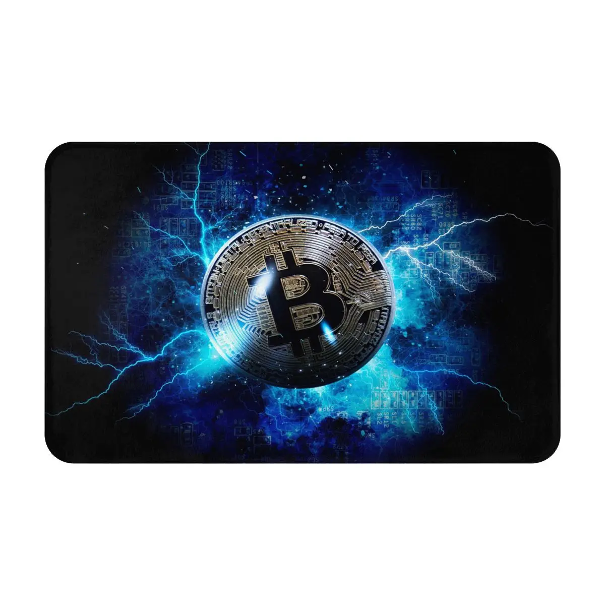 Bitcoin Logo 487 Bath Mat Carpet Door Mat 50x80cm Outdoor Mat Anime Rug Floor