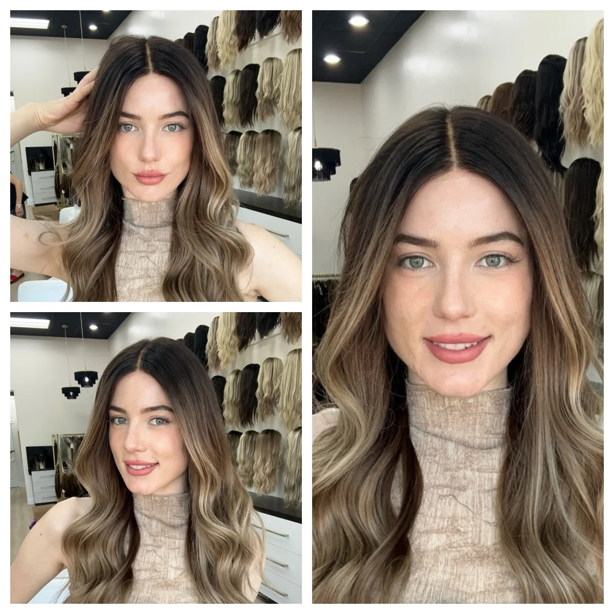 Human Hair Lace Front Wigs For Women Body Wave Lace Wig Ombre Brown Blonde Highlight Cosplay Wigs