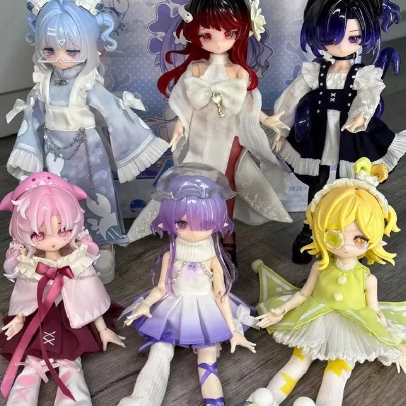 BJD Blind Box Ocean Gem Second Series Eight Scale Fashion Figure Collectible Ornament Desktop Decor Gift For Adult Women