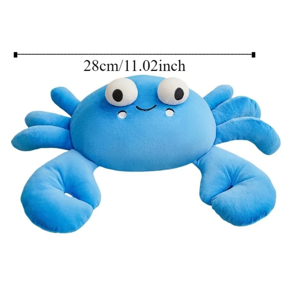 ตุ๊กตาปูผ้าฝ้าย PP นุ่ม ตุ๊กตาสัตว์จำลอง ตุ๊กตาปูการ์ตูน ตุ๊กตาปูทะเลขนฟู ของตกแต่งงานปาร์ตี้