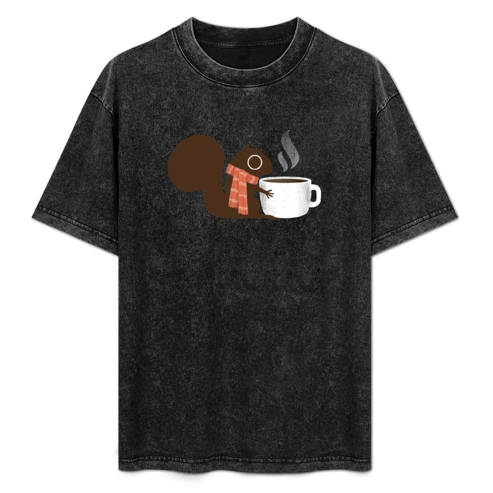 

Squirrel Coffee Holiday T-Shirt t shirt men 100% cotton luxury brand man t shirts graphic T-Shirt