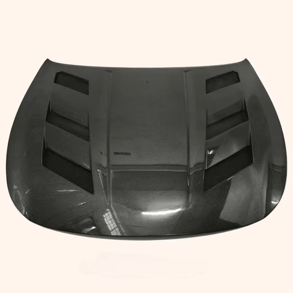 For Infiniti G37 2 Door (Coupe Only) KZ Style Carbon Fiber Front Hood Bonnet