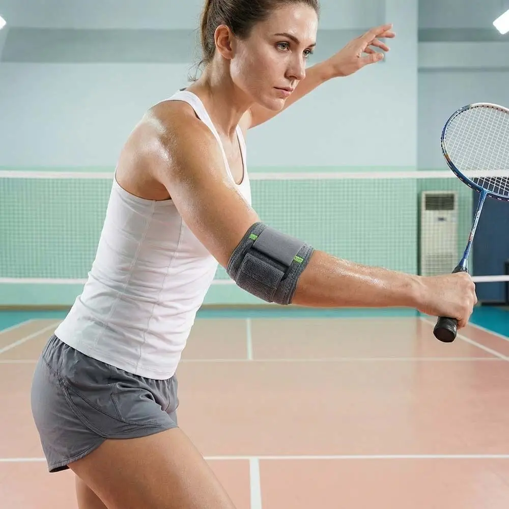

Compression Elbow Strap Elbow Protection Breathable Support Elbow Pads Forearm Arm Strap Tennis Elbow Brace Badminton