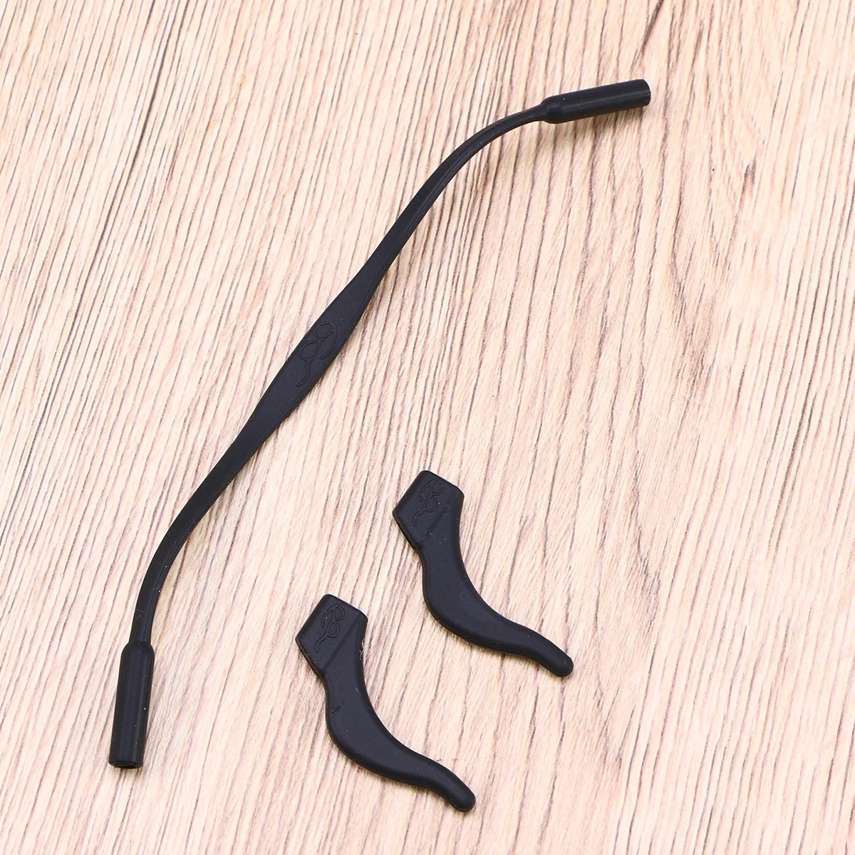 

Glasses Strap and Ear Hook Grip Black Universal Fit Anti-Slip Eyeglass Holder Retainer Safety Glasses Protector for Kids Sports