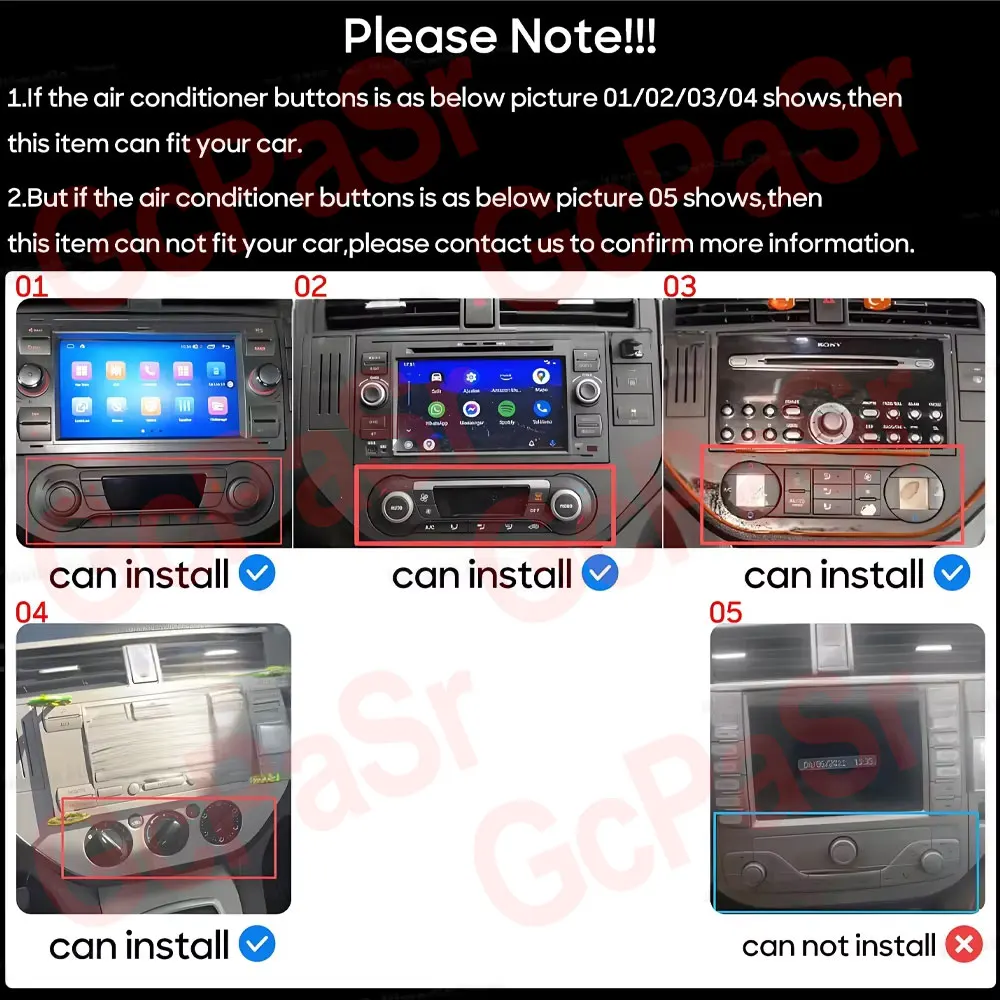 Android 16 For Ford Kuga MK1 2008-2012 For Ford C-MAX CMAX 2003-2010 Car Radio GPS 2k Screen Carplay 4G Wifi Stereo Video DSP BT