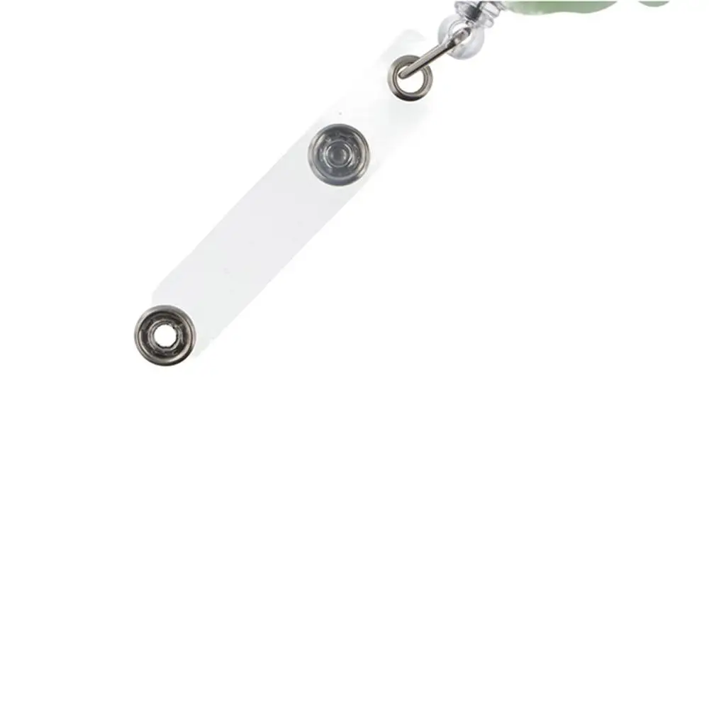 Cartoon Dog Nurse Badge Reel Animals Name Tag Retractable Badge Holder Acrylic Puppy Work Card Easy Pull Buckle
