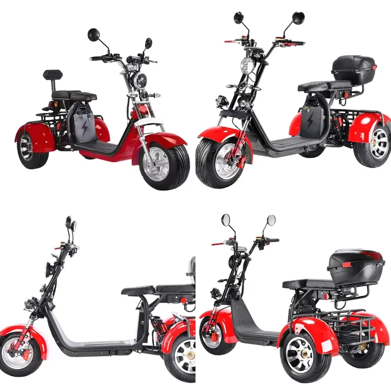 STROVAN Model CP-3.0 Removable Battery Good Quality Safe Driving 3 Wheel Electric Tricycle Scooter Trike for Elderly