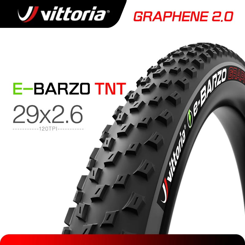 

Pneu Vittoria E-Barzo 29x2.25 MTB Tire Electric bike Tubeless Ready TNT Graphene G2.0 Anthracite Tyre rim 29 mtb Cross Country