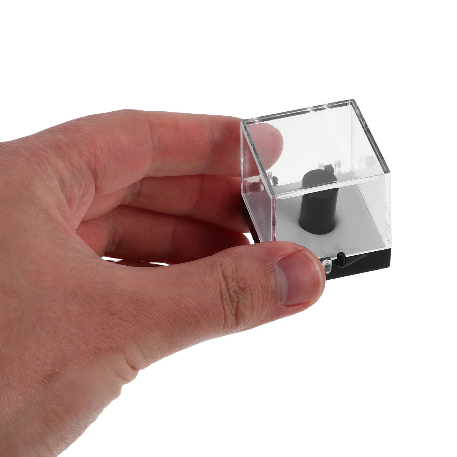 

2Pcs Mineral Crystal Display Boxes White Cushion Specimen Storage Case for Rocks Gemstones Jewelry Collection Acrylic Display