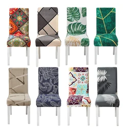 stretch covers floral printed stretch chair cover for dining room office banquet chair protector elastic material armchair cover