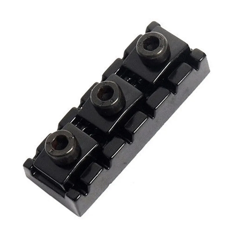 1pc 43mm Guitar Locking Lock Nut Guitar Parts With Wrench Black Top Mount Design Stringed Instruments Part Accessories