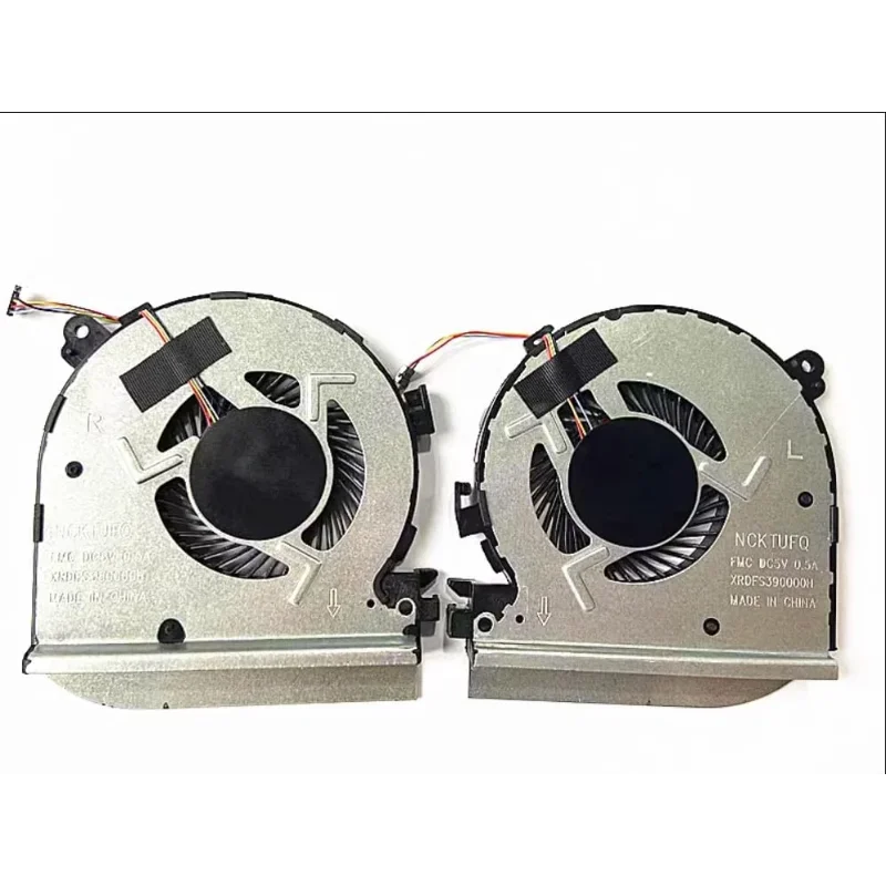 CPU +GPU Cooling Fan for HP Spectre 15-BL TPN-Q179 914357-001 914358-001 Fan DC5V 4Pins