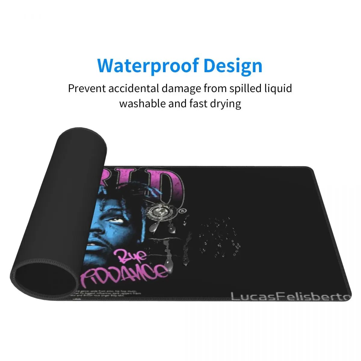 Juice WRLD Halftone Rubber Keyboard Pads