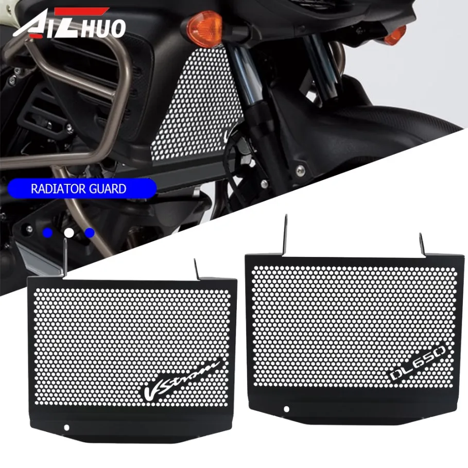 

DL650 V-strom 650 Motorcycle Radiator Grille Guard Cover Protection For Suzuki DL650/ABS DL 650 V-STROM650 2012-2024 2025 2026