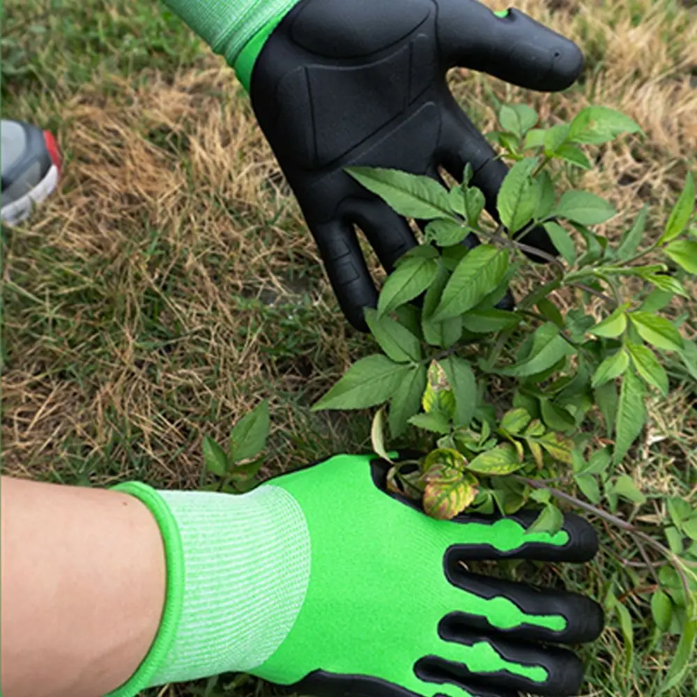 

Breathable Gardening Work Gloves Waterproof Nylon Protective Gloves Puncture Resistant Ergonomic Professional Gloves
