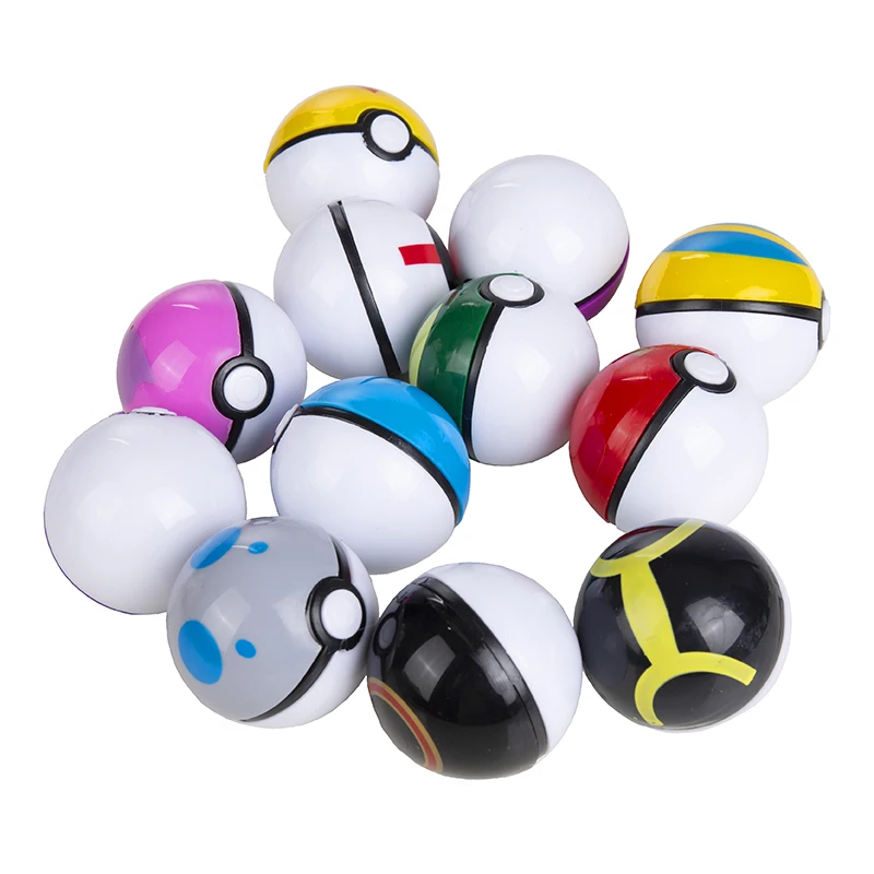 12 stks/set Pokemon OPP Zakken Pokeball Pikachu Action Figure Game Pocket Monster Genie Bal Model Anime Poppen Speelgoed Kinderen Geschenken