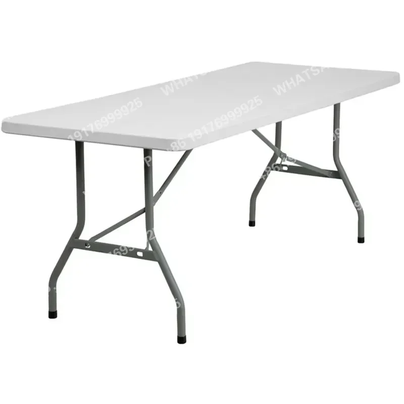 Modern Banquet Rectangular Outdoor Plastic Folding Table For Camping Picnic