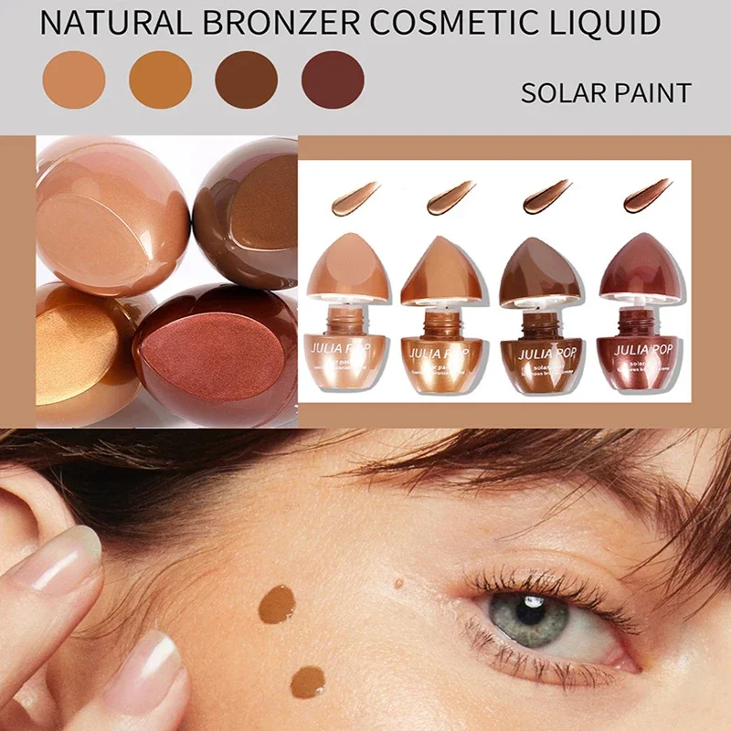 Liquid Contour Stick Long Lasting Cream Bronzer Makeup Non Stick Face Brightens & Shades Long Lasting & Smooth Face Illuminator