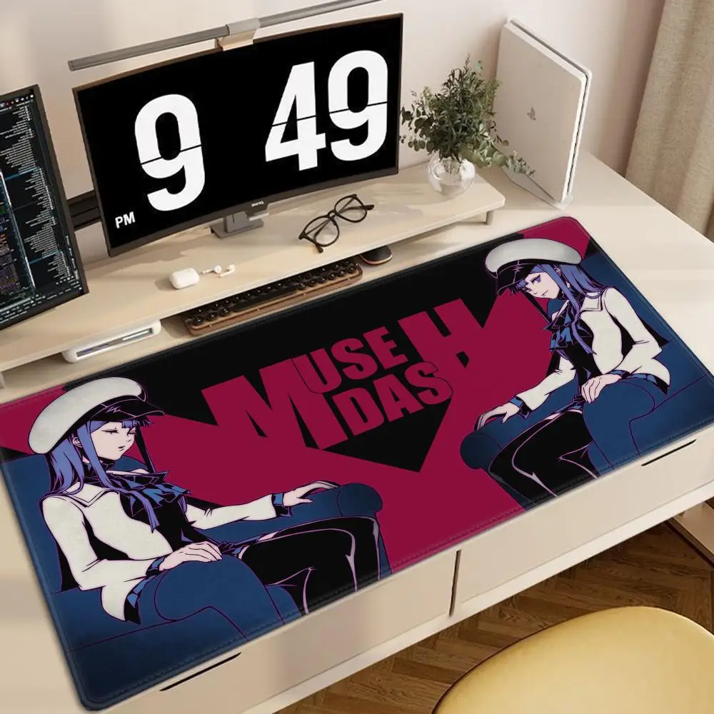 

Muse Dash Anime Girl Mousepad Boy Pad Natural Rubber Gaming Mousepad Desk Mat Size For Gameing World Of Tanks CS GO Zelda