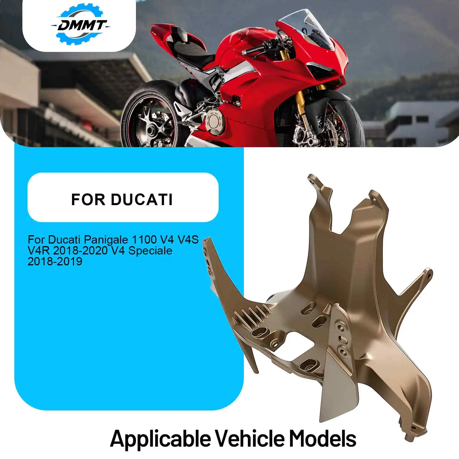 

For Ducati Panigale 1100 V4 V4S V4R 2018-2020 V4 Speciale 2018-2019 Motorcycle headlight bracket Motorcycle front upper