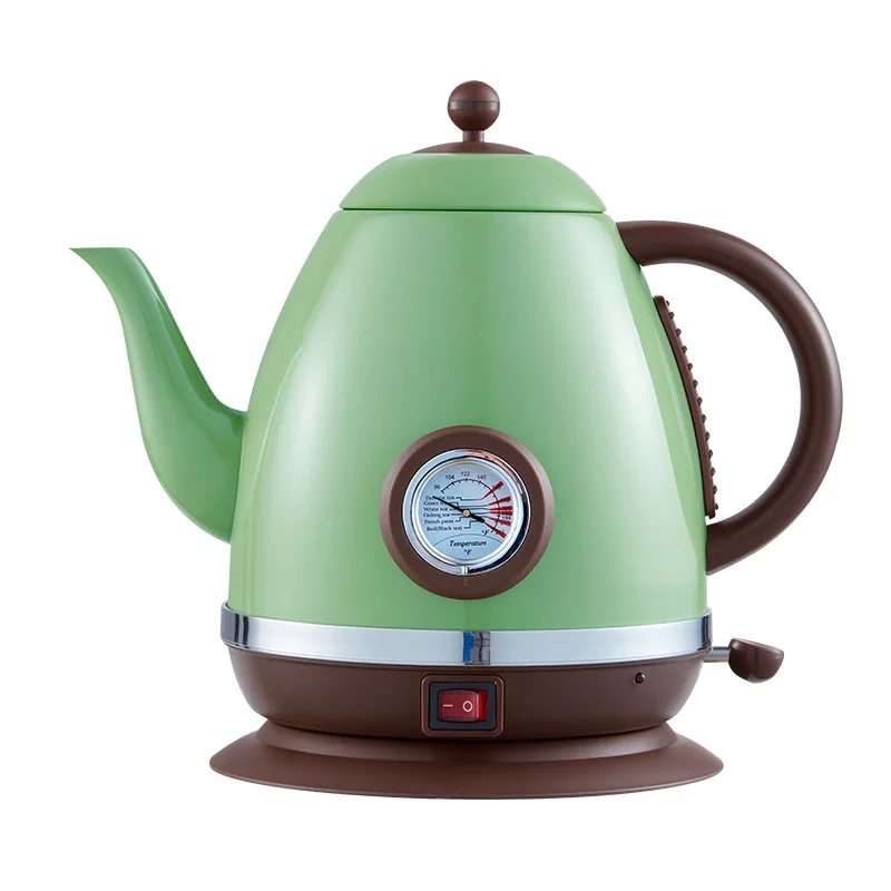 High Gl-e5d Long Mouth Electric Kettle Us Gauge 110v Household Kettle Insulation Electric Teapot Stainless Steel Kettle