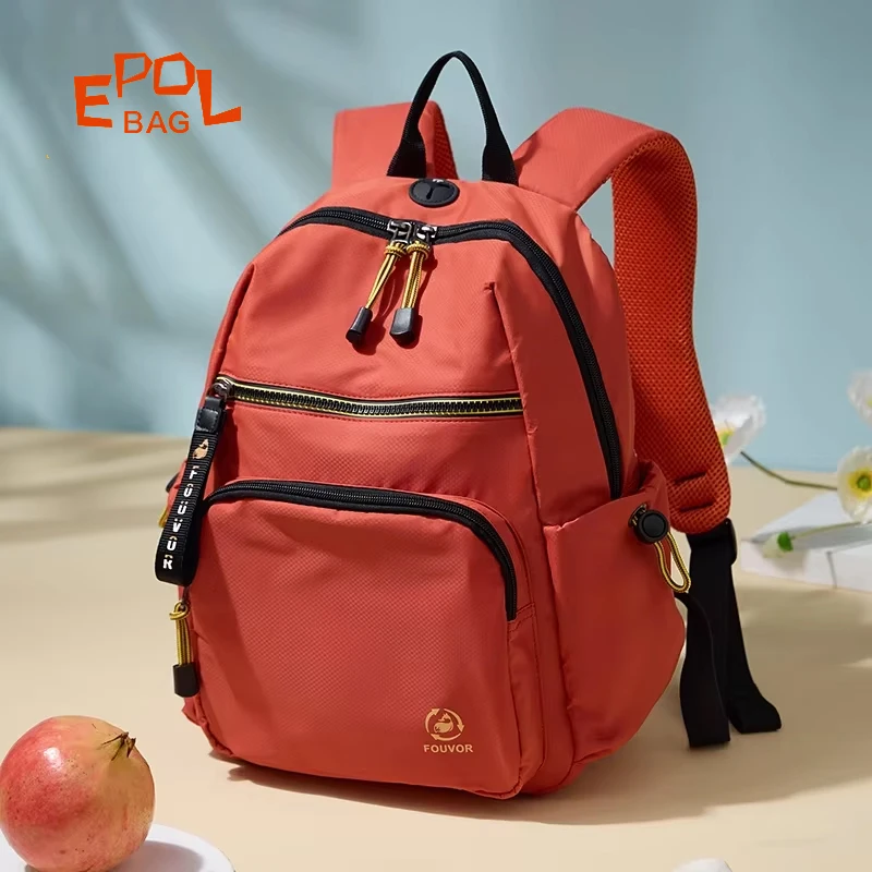 

EPOL небольшой рюкзак женский тренд модные нейлоновые рюкзаки для ноутбука женские повседневные водонепроницаемые сумки на плечо дорожные спортивные сумки 2930-08