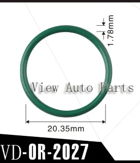 500pcs Fuel Injector FKM O'Rings ORings O Rings O-Rings Top Quality Fuel Injector Repair Kits OR-2027