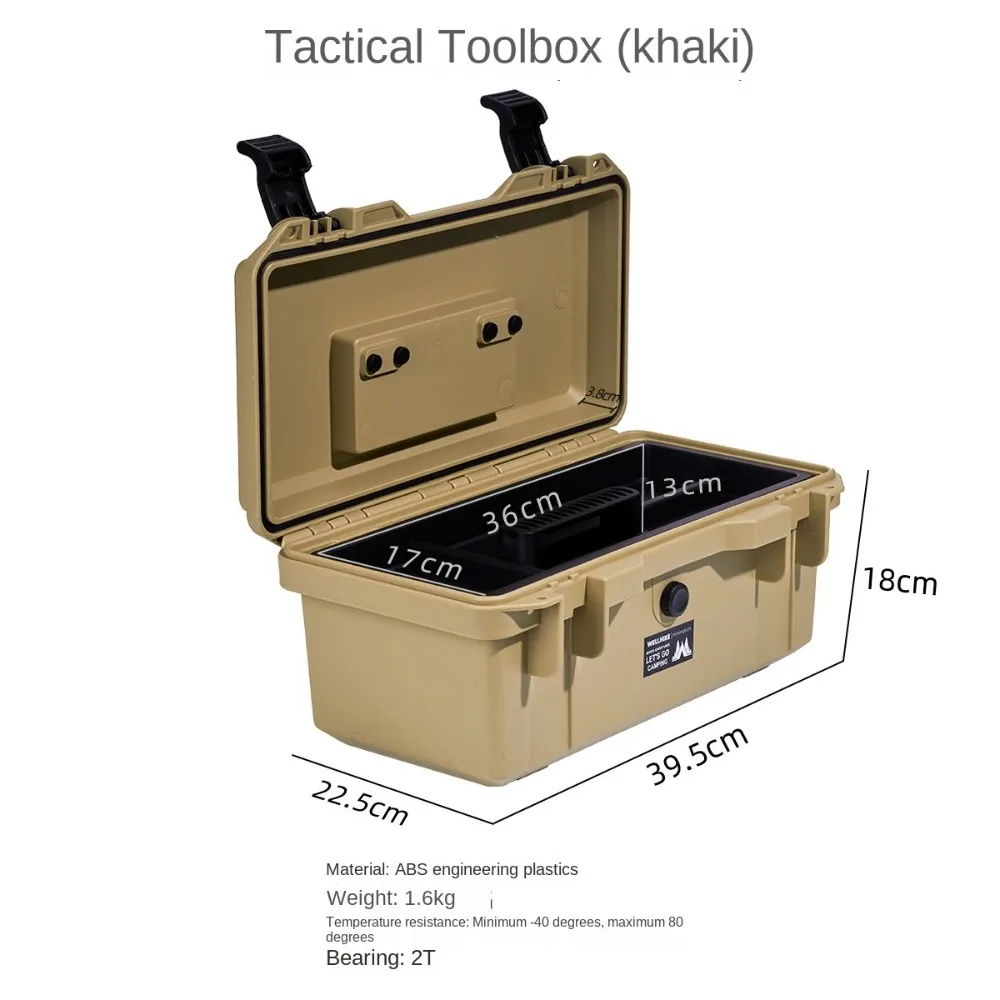 

Portable Hockproof Tool Box Thicken Plastic Electric Tool Storage Protective Handheld Canping Sorting Box Household