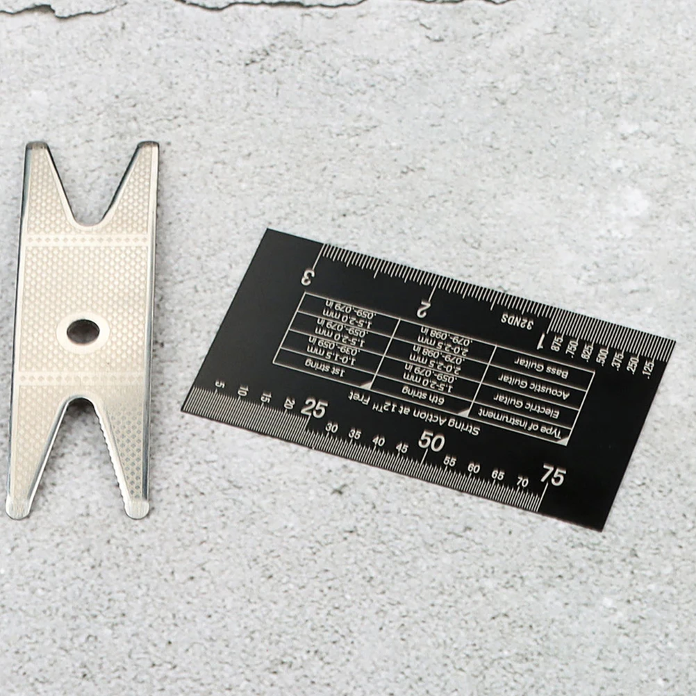 

Violin Tool Set Scale Action Making Tools Parts and Accessories Repair Kit Guitar Gauge Ruler Wrench