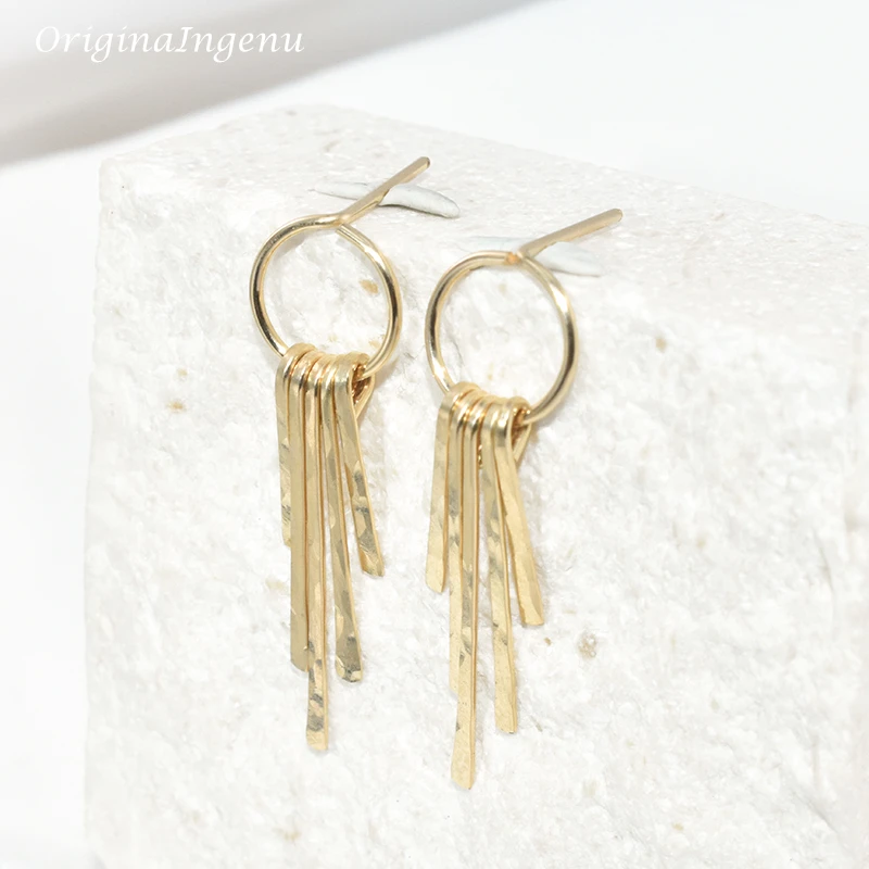 Boucles d'oreilles Vintage à pompon pour femmes, bijoux en argent 925 faits à la main, orbellen rempli d'or, style Boho