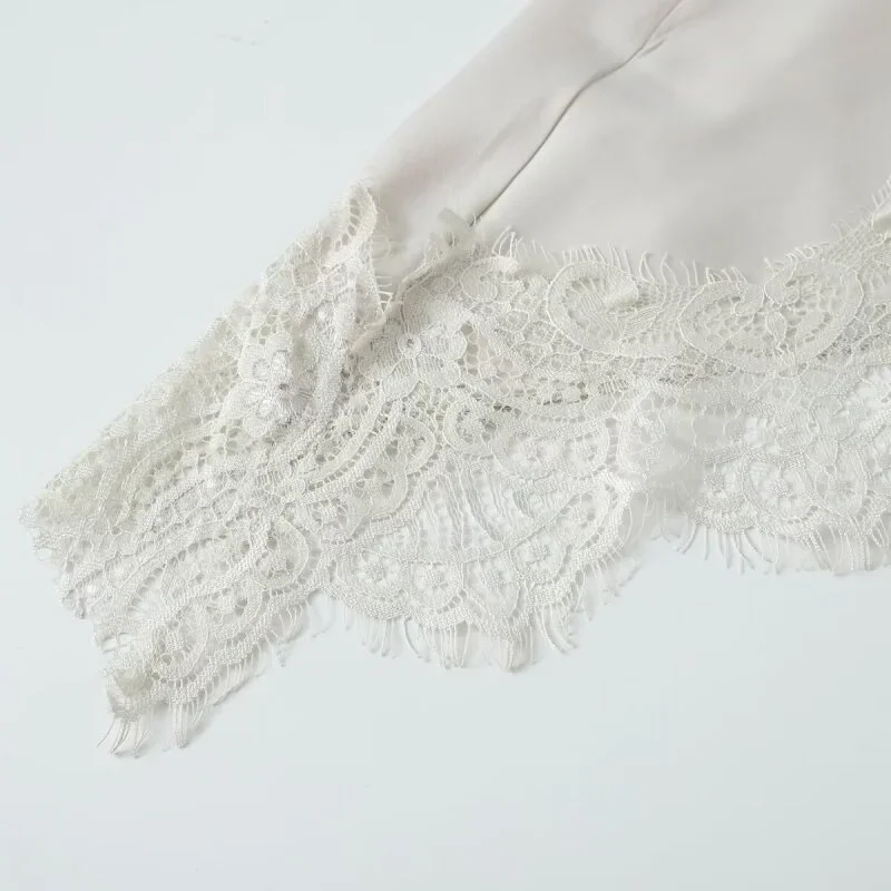 فستان هالتر مثير على شكل حرف A بحاشية غير متماثلة وحافة من الدانتيل للحفلات فستان أنيق للسيدات رفيع وبسيط ومتين بدون أكمام ملابس خروج #6