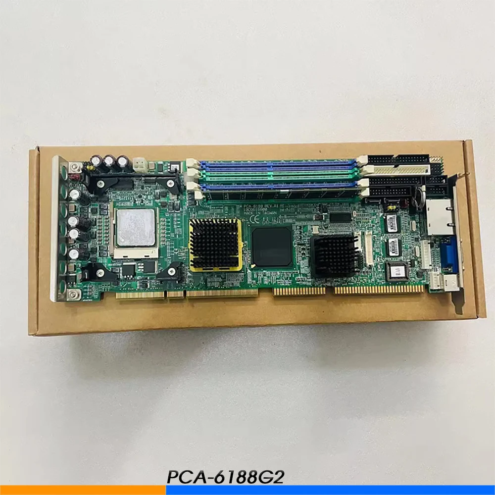 ของแท้สำหรับอุตสาหกรรม Advantech แผงวงจรคอมพิวเตอร์พอร์ตเครือข่ายคู่ PCA-6188G2 PCA-6188 A1